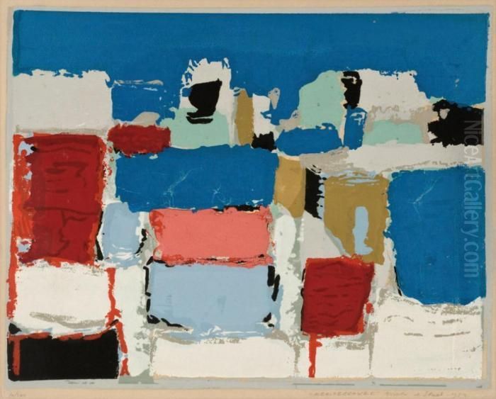 Mediterranee Oil Painting by Nicolas De Stael