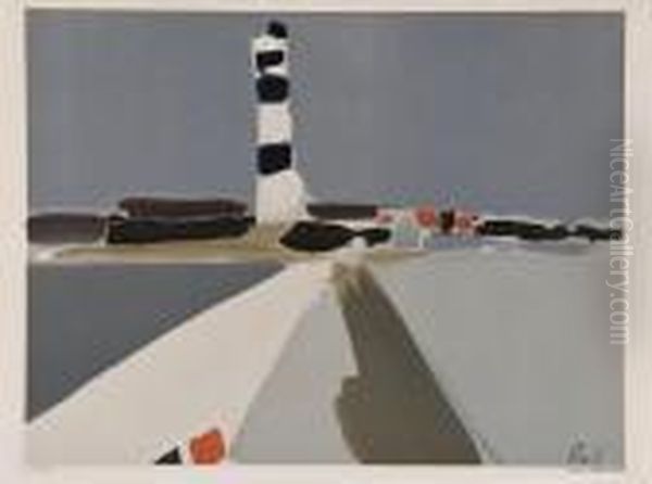 Le Phare Oil Painting by Nicolas De Stael