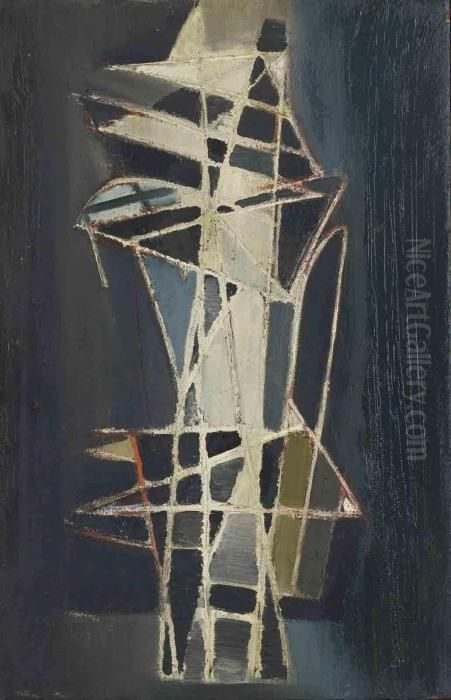 Composition Oil Painting by Nicolas De Stael