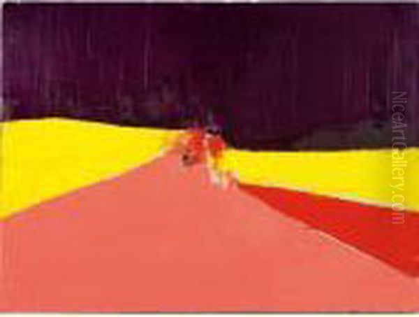 Agrigente Oil Painting by Nicolas De Stael