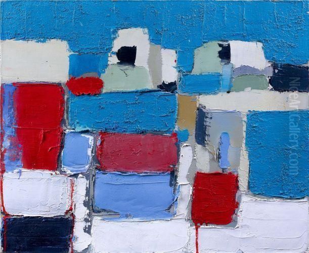 Mediterranee (la Ciotat) Oil Painting by Nicolas De Stael