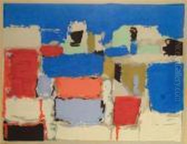 Mediterranee Oil Painting by Nicolas De Stael