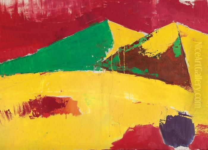 Sicile (agrigente) Oil Painting by Nicolas De Stael