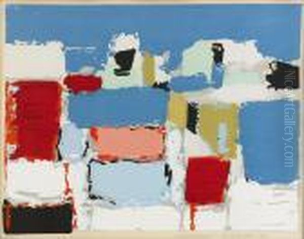 Mediterranee Oil Painting by Nicolas De Stael