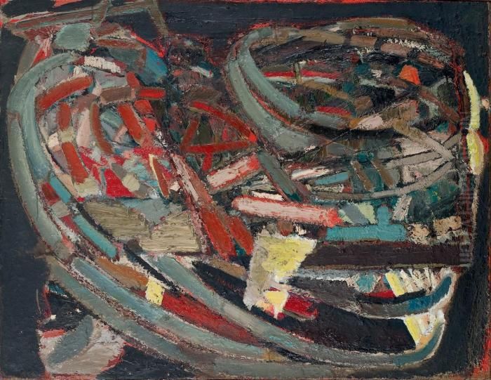 Composition Oil Painting by Nicolas De Stael