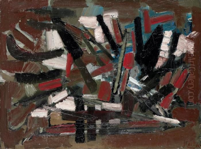 Composition Oil Painting by Nicolas De Stael