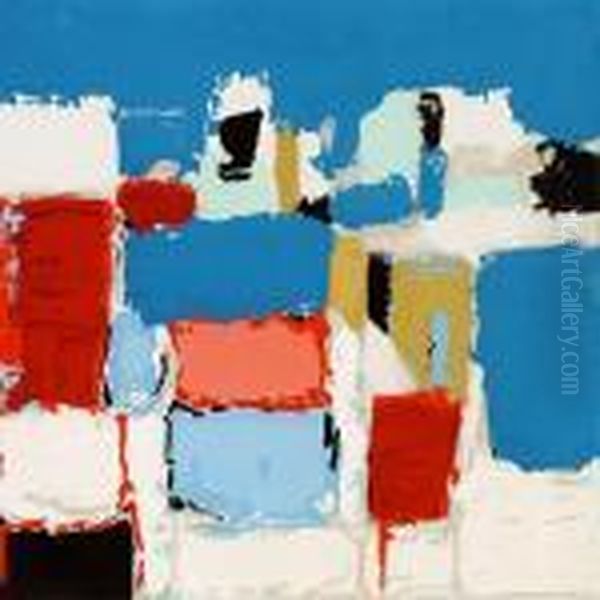 Mediterranee Oil Painting by Nicolas De Stael