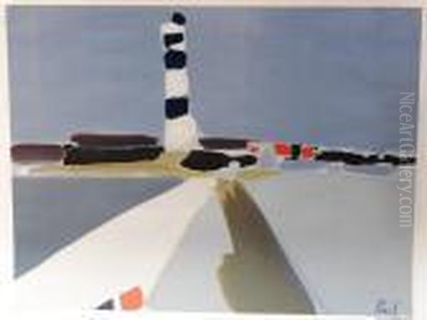 Le Phare (lighthouse) Oil Painting by Nicolas De Stael