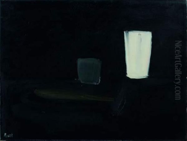 Nature Morte Au Marteau Oil Painting by Nicolas De Stael