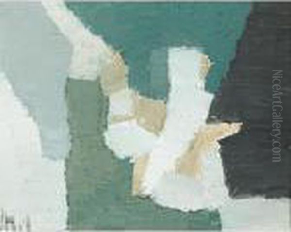 Composition Oil Painting by Nicolas De Stael