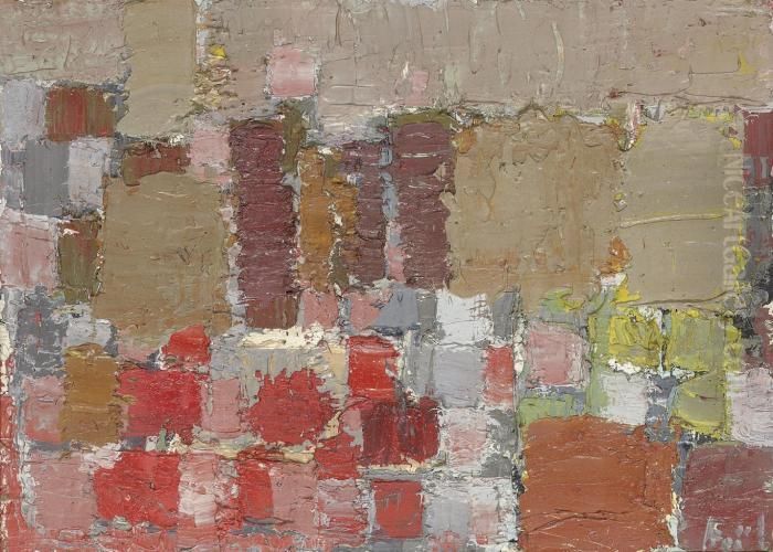 Composition Oil Painting by Nicolas De Stael