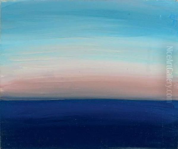 Marine, Antibes 1955 Oil Painting by Nicolas De Stael