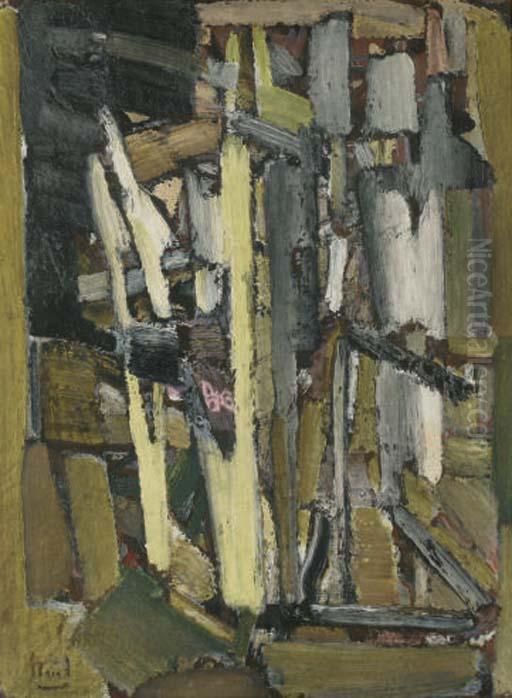 Sans Titre Oil Painting by Nicolas De Stael