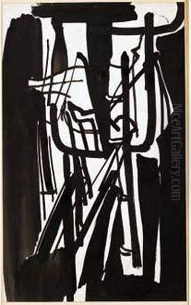 Composition Oil Painting by Nicolas De Stael