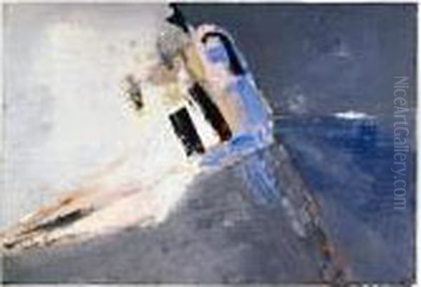 Figure Accoudee Oil Painting by Nicolas De Stael