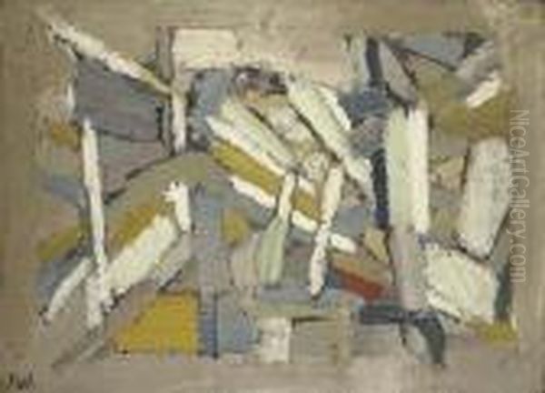 Composition Oil Painting by Nicolas De Stael