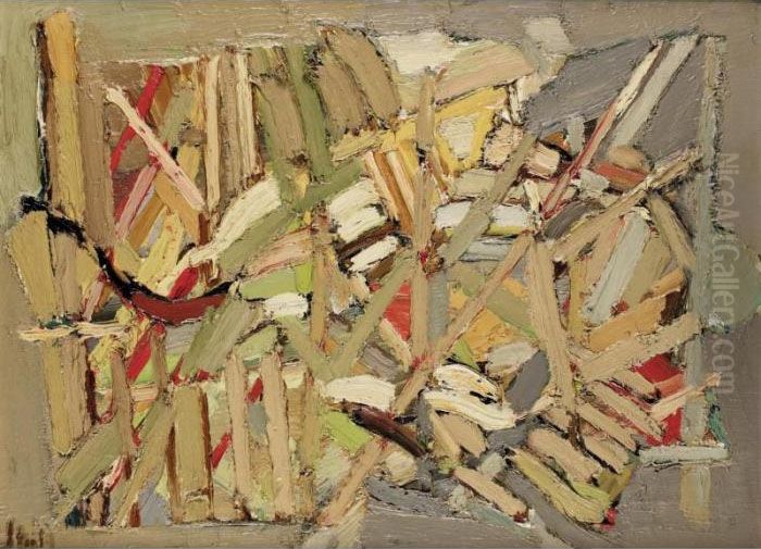Composition Oil Painting by Nicolas De Stael