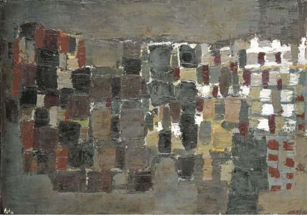 Composition Oil Painting by Nicolas De Stael