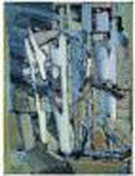 Ecart Oil Painting by Nicolas De Stael