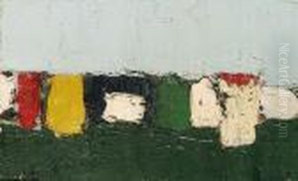 Gentilly Oil Painting by Nicolas De Stael