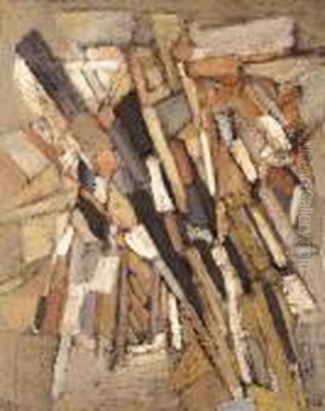 Eau De Vie Oil Painting by Nicolas De Stael