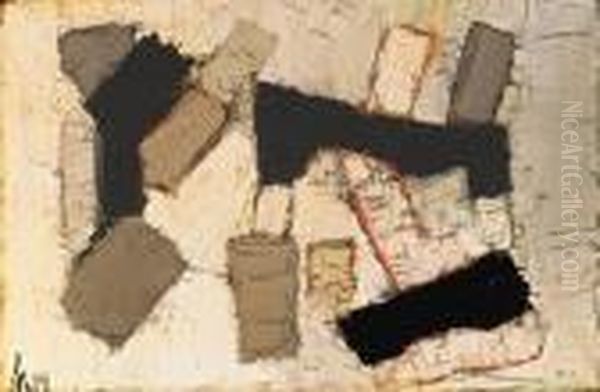 Composition Oil Painting by Nicolas De Stael