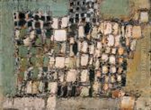 Composition 1951 Oil Painting by Nicolas De Stael