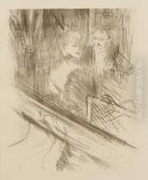Le Baron Moise-la Loge, From Au Pied De Sinai Oil Painting by Henri De Toulouse-Lautrec