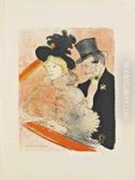 Au Concert Oil Painting by Henri De Toulouse-Lautrec
