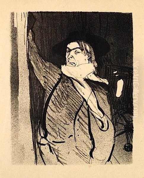 Le Cafe Concert Oil Painting by Henri De Toulouse-Lautrec