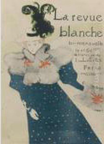La Revue Blanche Oil Painting by Henri De Toulouse-Lautrec