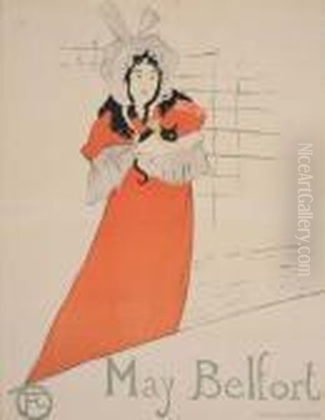 Untitled Oil Painting by Henri De Toulouse-Lautrec