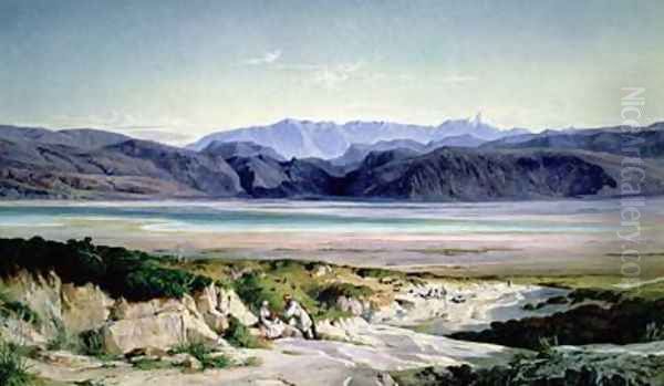 Thermopylae Oil Painting by Edward Lear