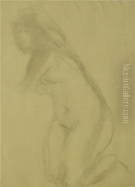 Figura Oil Painting by Angelo Del Bon