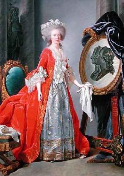Madame Adelaide Oil Painting by Adelaide Labille-Guyard