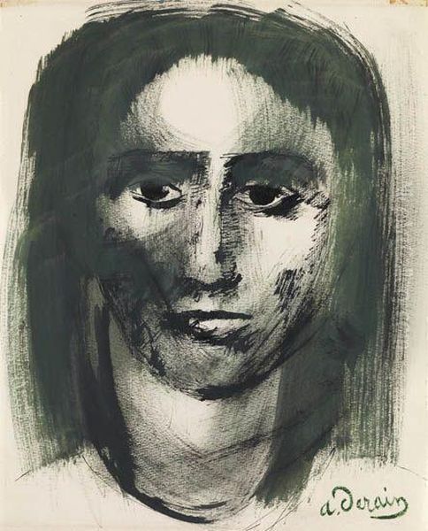 Portrait De Femme Oil Painting by Andre Derain