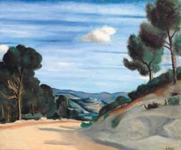 Route En Provence Oil Painting by Andre Derain