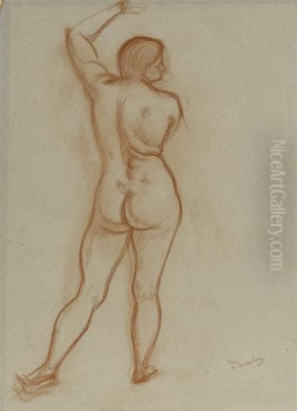Femme Nue De Dos Oil Painting by Andre Derain
