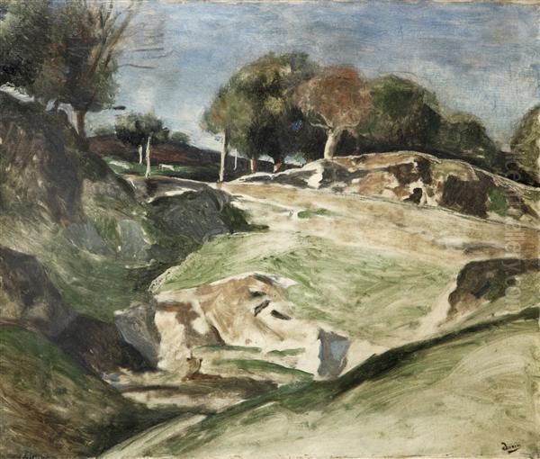 Paysage Aux Environs De La Ciotat Oil Painting by Andre Derain