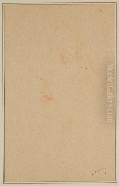 Portrait De Femme De Profil Oil Painting by Andre Derain