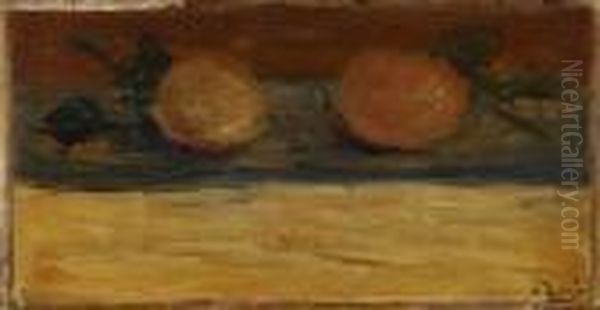 Deux Fruits Oil Painting by Andre Derain