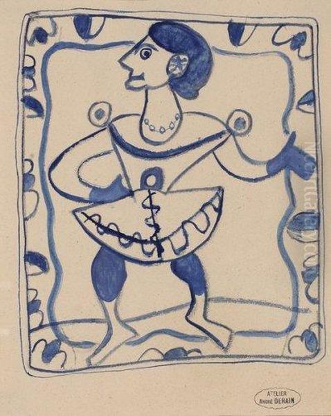 Danseuse Oil Painting by Andre Derain
