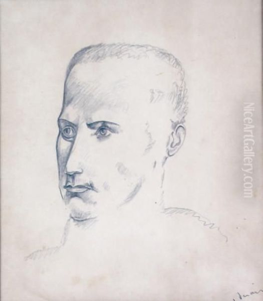 Portrait D'homme Oil Painting by Andre Derain