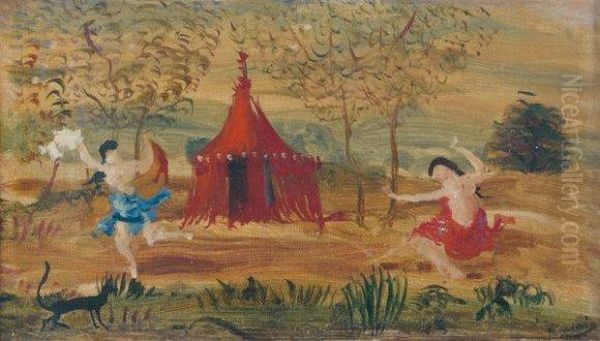 Danseuses Dans Un Paysage Oil Painting by Andre Derain