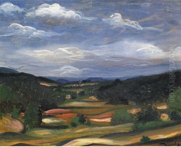 Paysage Aux Environs De Saint-maximin Oil Painting by Andre Derain