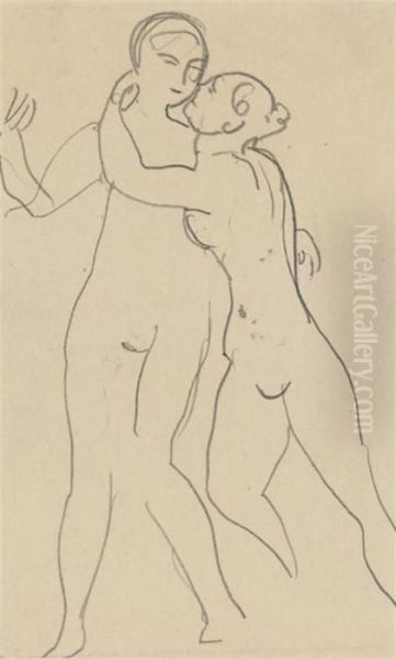 Ovide, Heroides, Societe Des Cent-une, Paris Oil Painting by Andre Derain