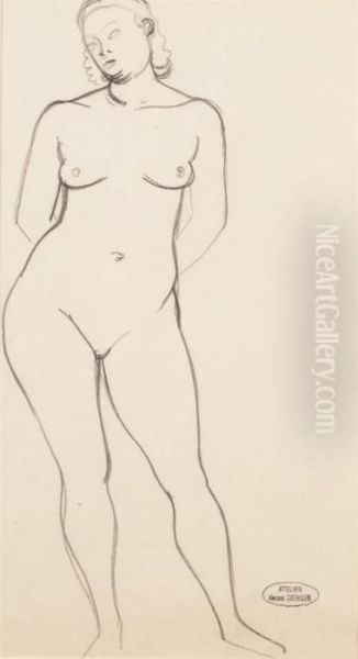 Nu Feminin Oil Painting by Andre Derain