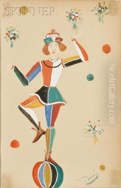 The Juggler Oil Painting by Andre Derain