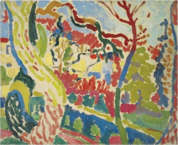 Environs De Collioure Oil Painting by Andre Derain