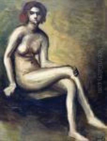 Sedici Akt Oil Painting by Andre Derain